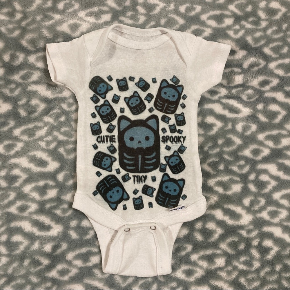 Gerber Handmade Squishmallow Stump Inspired Printed Baby Infant Onesie [Preemie]